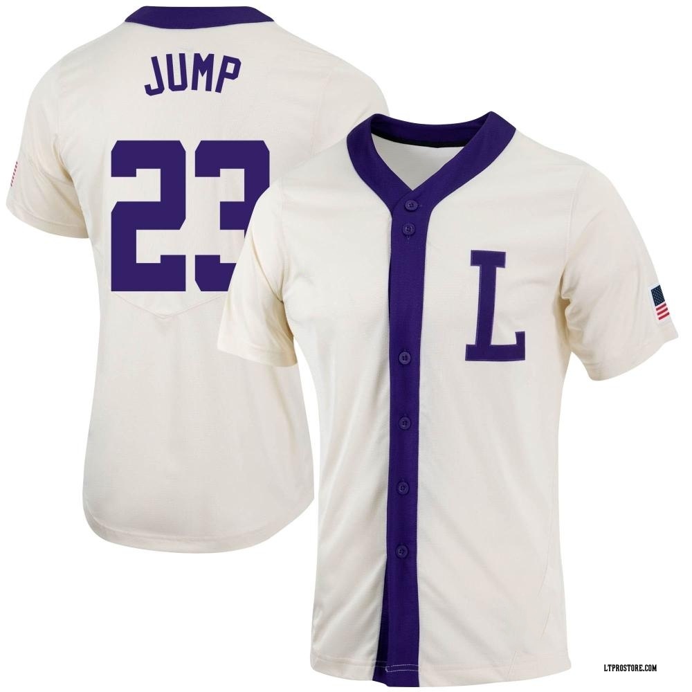 Women's Gage Jump LSU Tigers Replica Natural Full-Button Baseball Jersey