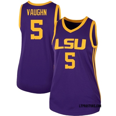 Women's Marcus Vaughn LSU Tigers Replica Basketball Jersey - Purple